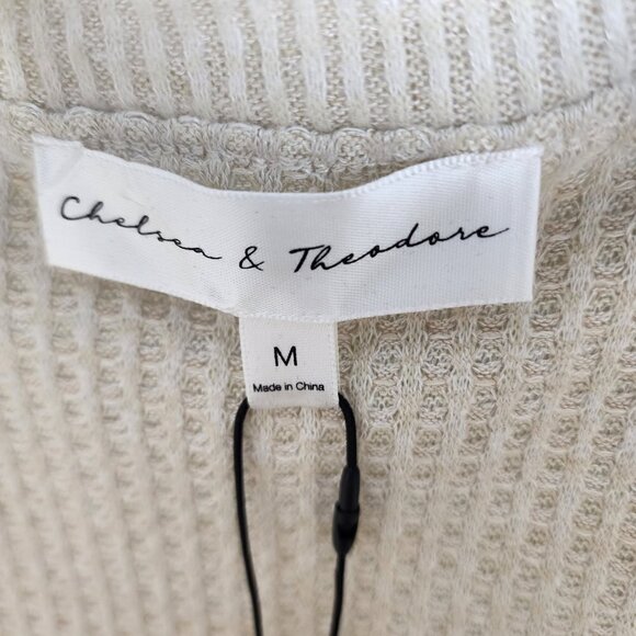 NWT Chelsea & Theodore Waffle Knit Super Soft Sweater M - Picture 3 of 7